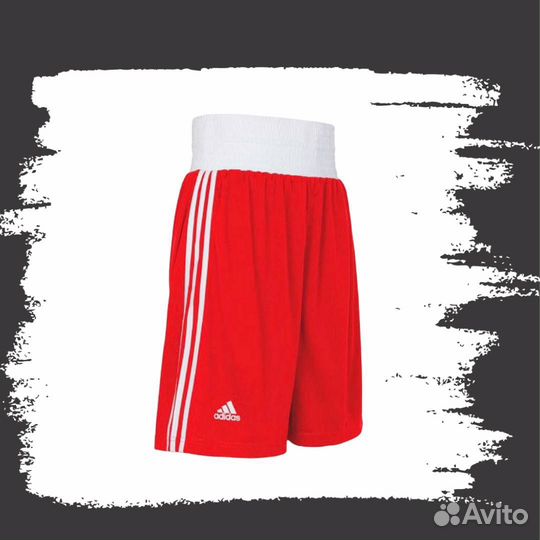 Шорты боксерские Boxing Short Punch Line красные