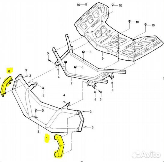 Накладка (уголок бампера) odes