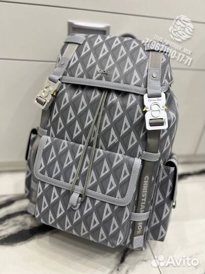 Рюкзак мужской Christian Dior серый