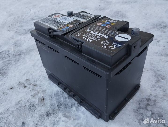 Аккумулятор Varta JCB AGM 75 Ач