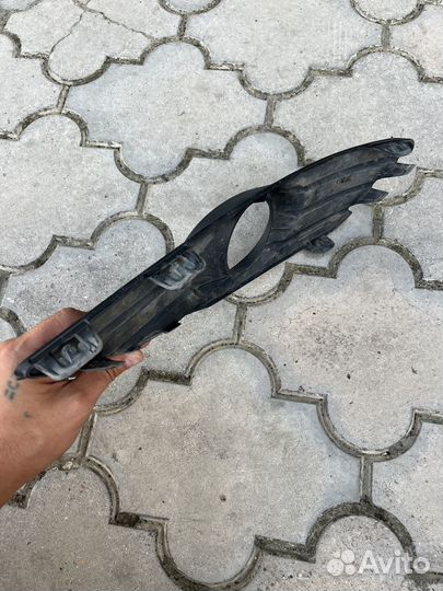 Решетка в бампер опель астра h