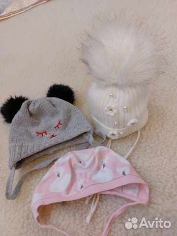 Шапка зимняя детская для девочки