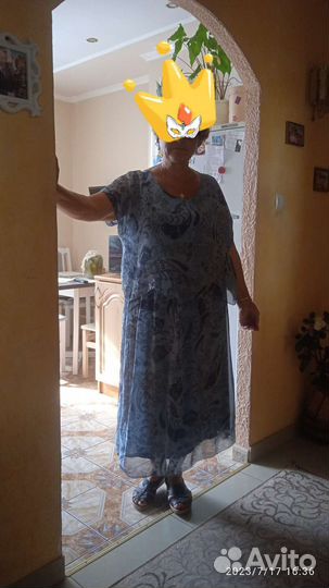 Платье летнее оверсайз