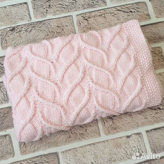 Вязанный плед детский