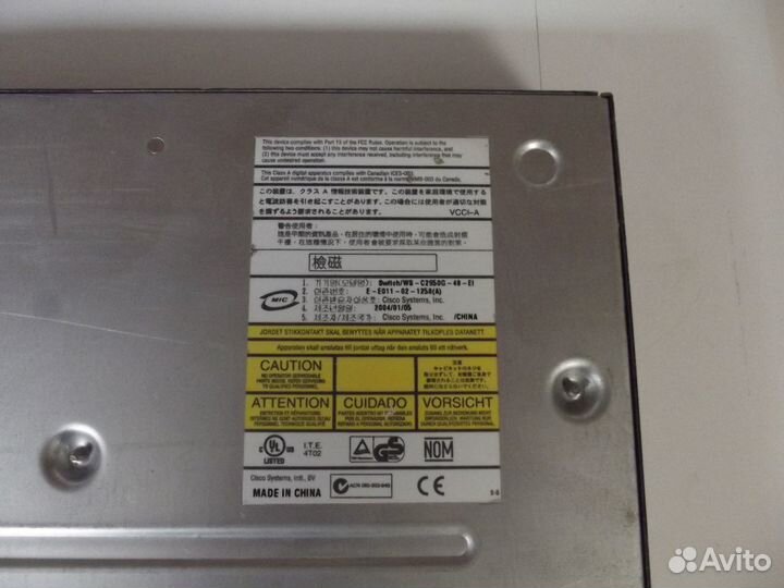 Коммутатор Cisco Catalyst WS-C2960;2950;3550