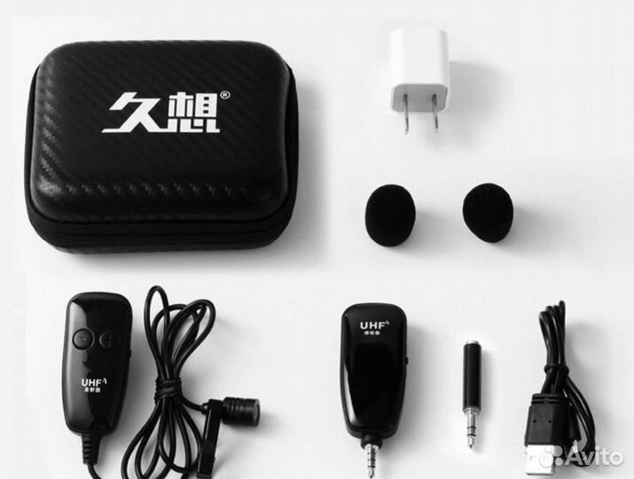 Качественный UHF радиомикрофон петличка 50 метров