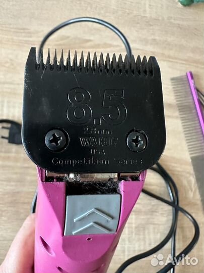 Машинка для стрижки животных wahl,ножницы,гребень