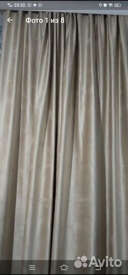 Занавески и шторы новые и бу, шторная ткань
