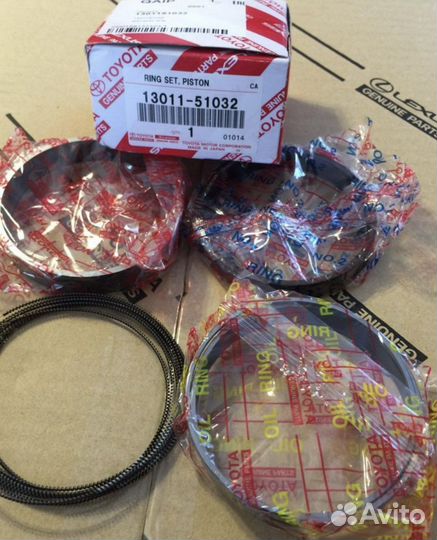 Toyota/Lexus 1VD-FTV колца поршневые 2015+