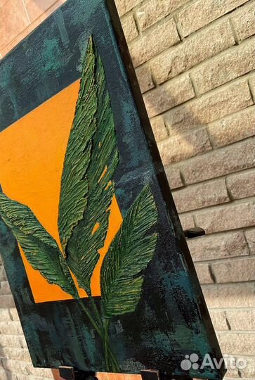 Картина на холсте «Листья»