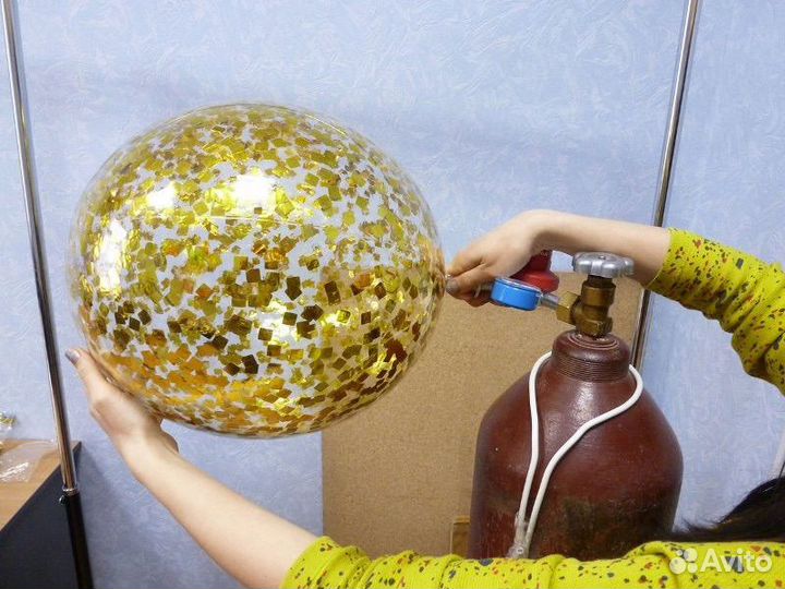 Надуть свои шары гелием