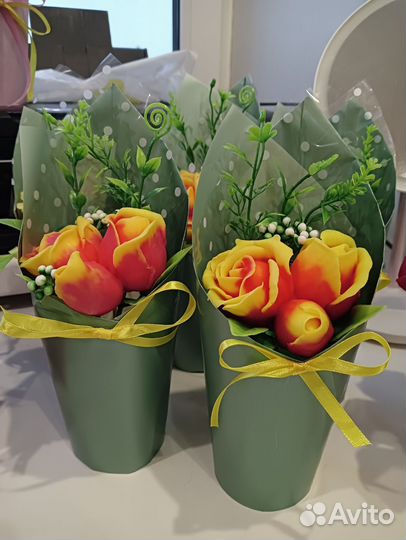 Мыло ручной работы букет