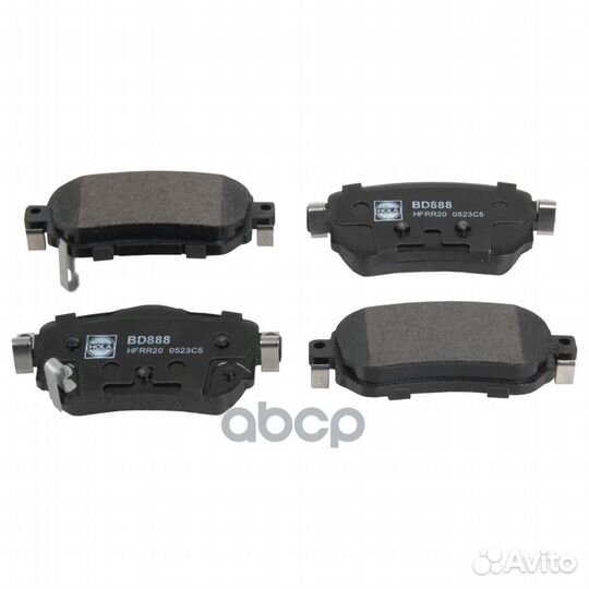 Колодки тормозные BD888 hola