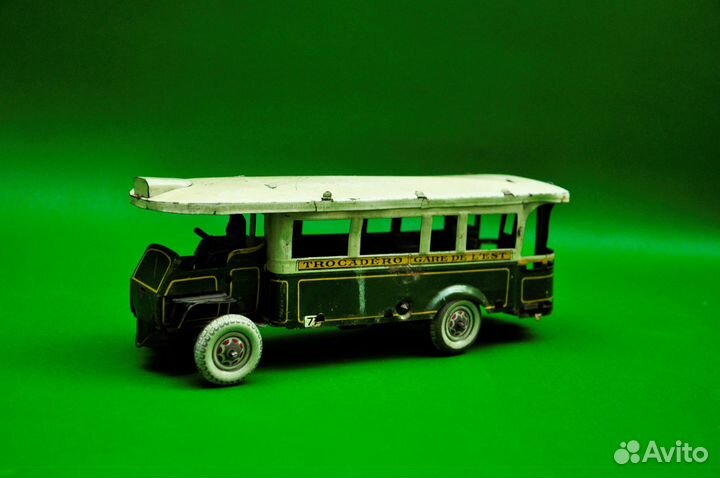 Игрушка автобус Франция довоенный