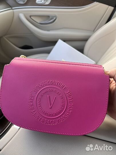 Сумка Versace V-Emblem фуксия