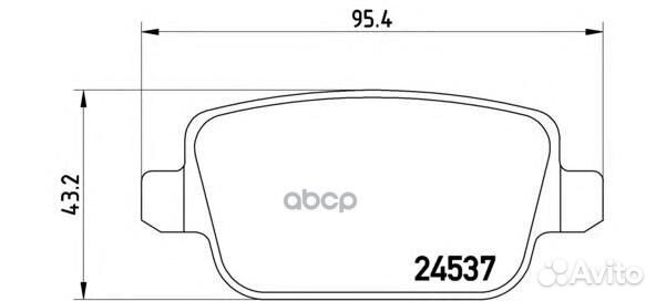 Колодки тормозные дисковые задн. land rover FRE