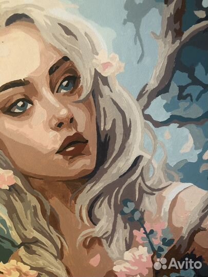 Картины по номерам раскрашенная(новая)