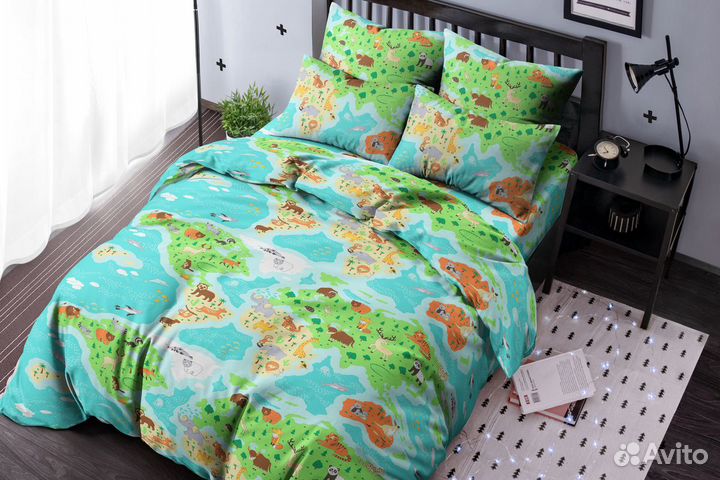 Детское постельное белье (новое) 1.5 спальный