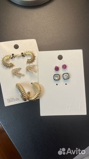 Серьги бласрет hm stradivarius