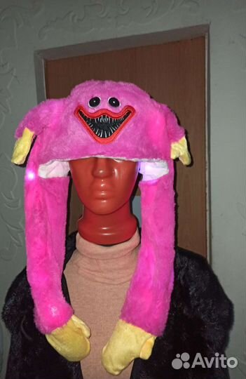 Светящаяся шапка зайки, Пикачу, киси миси