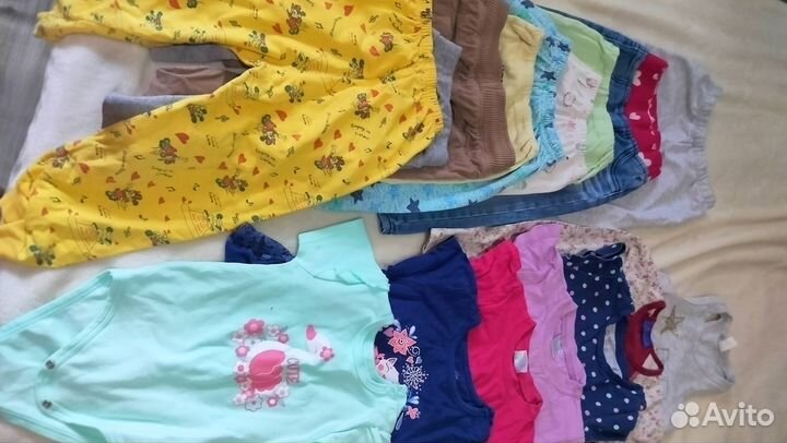 Пакет вещей на девочку размер 80-92