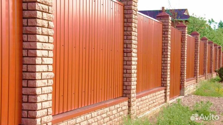 Забор из профнастила