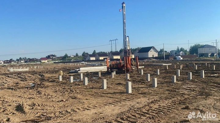 Винтовые сваи Подъем дома