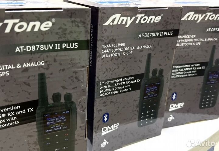 Рация AnyTone AT-D878UV II Plus AES-256