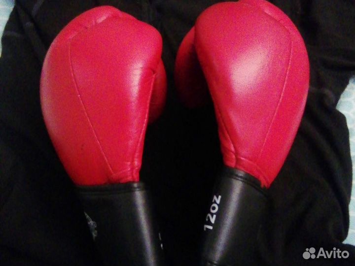 Перчатки боксёрские кожаные
