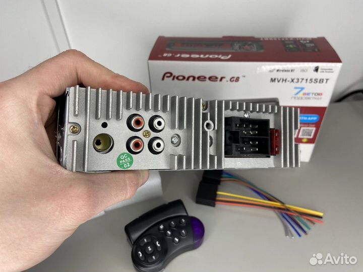 Новая Магнитола Pioneer-MVH - X3715SBT Bluetooth
