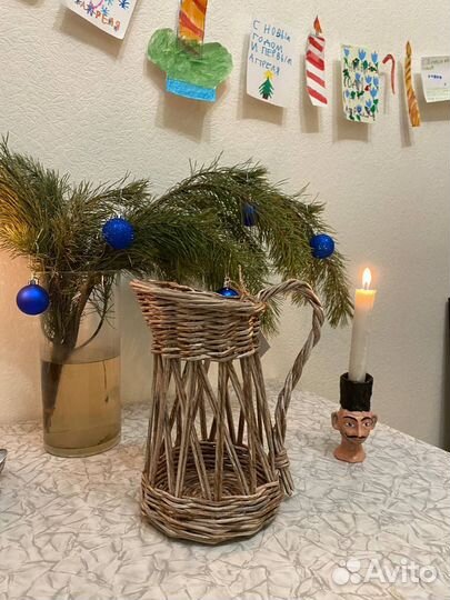 Корзинки из бумажной лозы