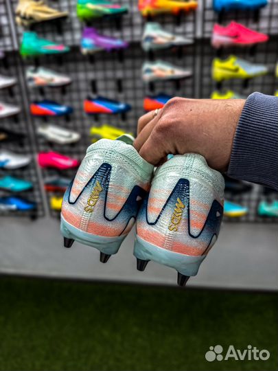 Бутсы с железными шипами nike mercurial vapor 16