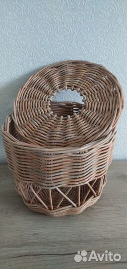 Продам корзинки из бумажной лозы