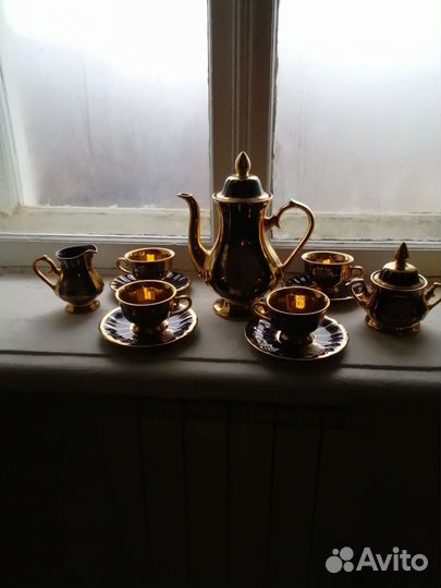 Кофейный сервиз турецкий BUlut Clasik на 4 персоны