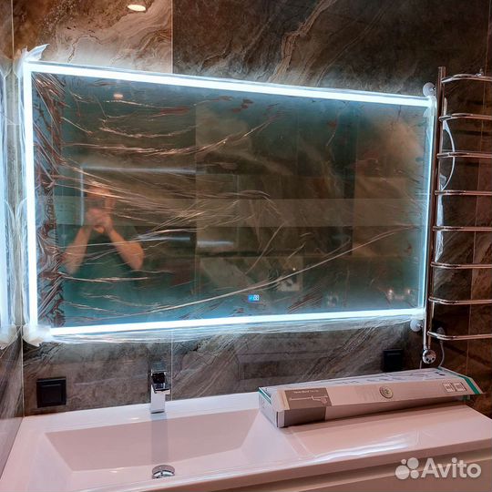 Зеркало 140х80 с подогревом и подсветкой