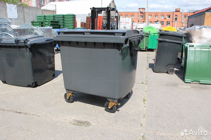 Мусорный Пластиковый Евроконтейнер 1100л C2601