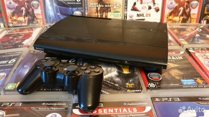 Ps 3 Super Slim 140игр Много игр