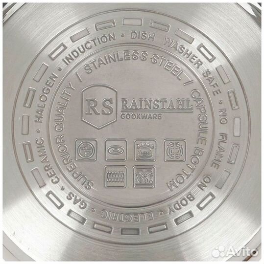 Пароварка со стеклянной крышкой Rainstahl 5102-03