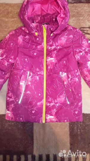 Куртка демисезонная для девочки 116