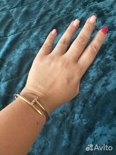 Браслет cartier гвоздь розовое золото