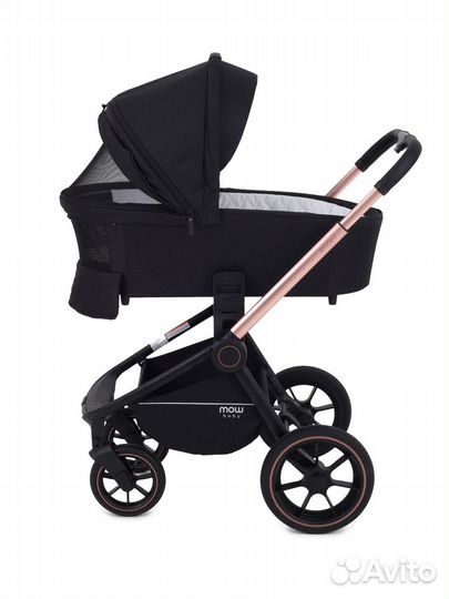 Коляска 3 в 1 Mowbaby Zoom Gold Black
