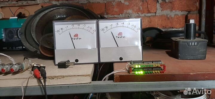 Стрелочные индикаторы уровня сигнала