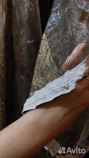 Тюль органза с вышивкой