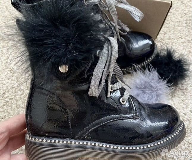 Демисезонные ботинки на девочку 32