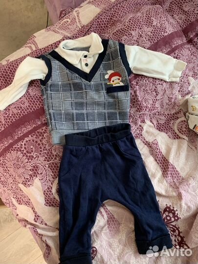 Детские вещи 3 пакета