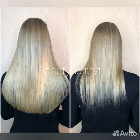 Снятие наращенных волос