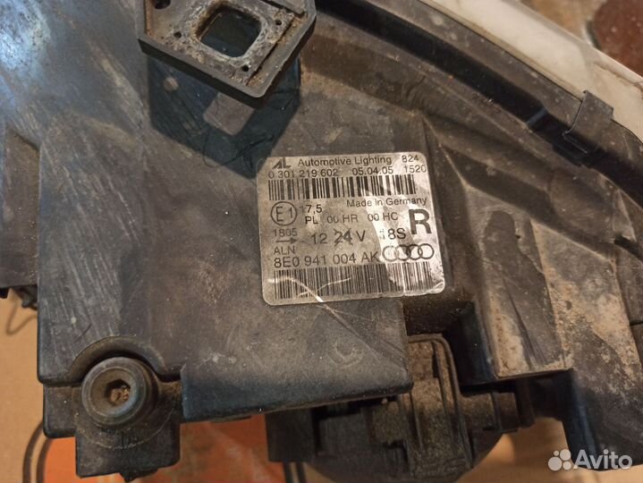 Фары на audi a4 б7