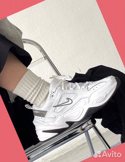 Кроссовки Nike Wmns M2K Tekno 'White Grey', белый