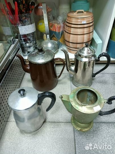 Чайник. Кофейник. Металл. СССР. Винтаж 7шт. Разные