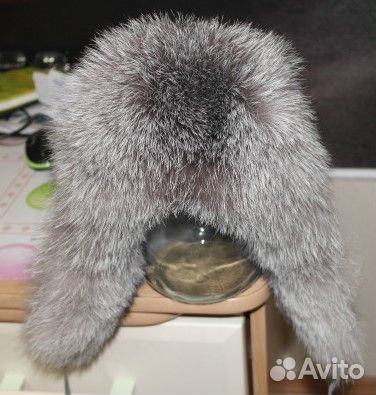 Шапка Новая (голубой песец) на 7-11 лет